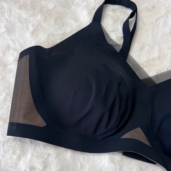 Honeylove Crossover Bra Black Mesh 3X Wireless Supportive NWOT - Picture 4 of 9